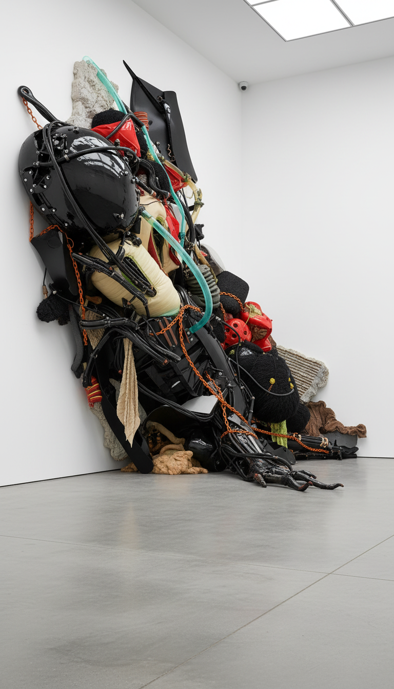 Firefly_A monumental site-specific sculptural installation spreading across the walls and flo 560964