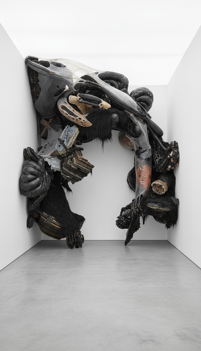 Firefly_A monumental site-specific sculptural installation spreading across the walls and flo 644036